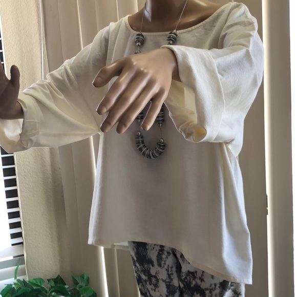 SOFT SURROUNDINGS Gauge Top Only. 100% cotton. Size 14 - Picture 5 of 10